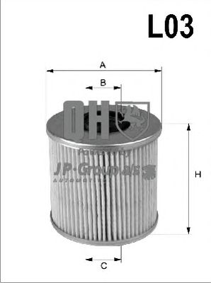 JP GROUP 1418500209 -  Масляный фильтр